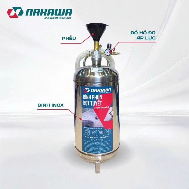 Bình phun bọt tuyết NAKAWA BB-40304 - Thumbnail 4