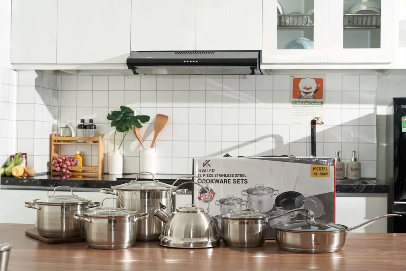 Bộ Nồi Inox 6 Món Kailer KL-6666 - Thumbnail 5