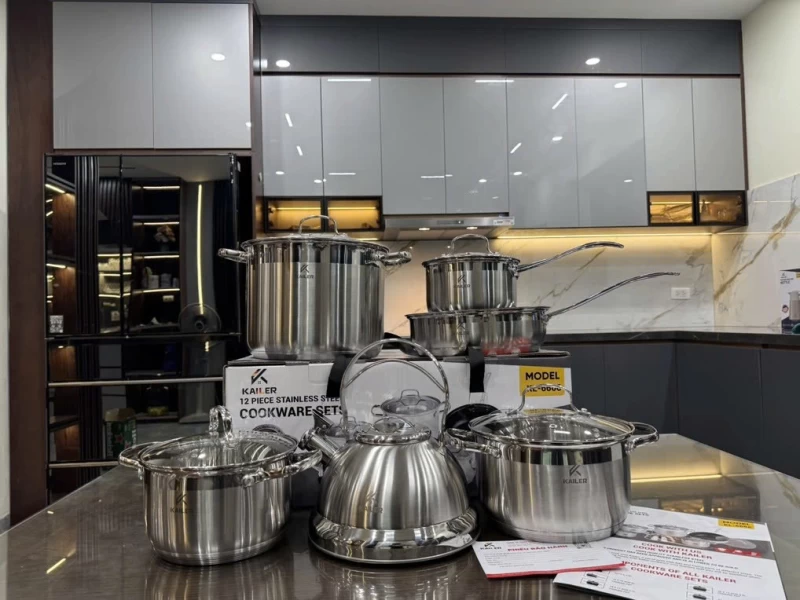 Bộ Nồi Inox 6 Món Kailer KL-6666 - Thumbnail 6