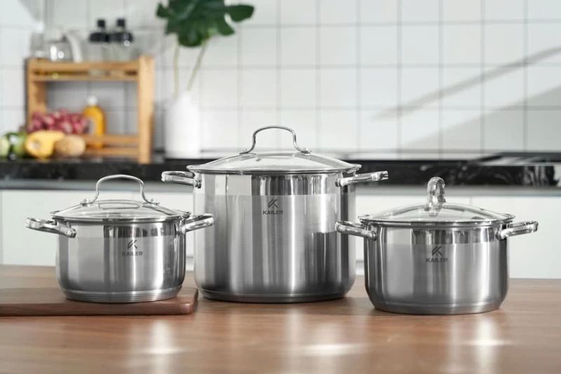 Bộ Nồi Inox 6 Món Kailer KL-6666 - Thumbnail 3