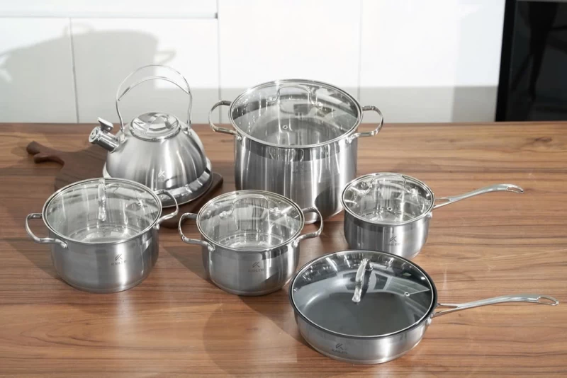 Bộ Nồi Inox 6 Món Kailer KL-6666 - Thumbnail 2