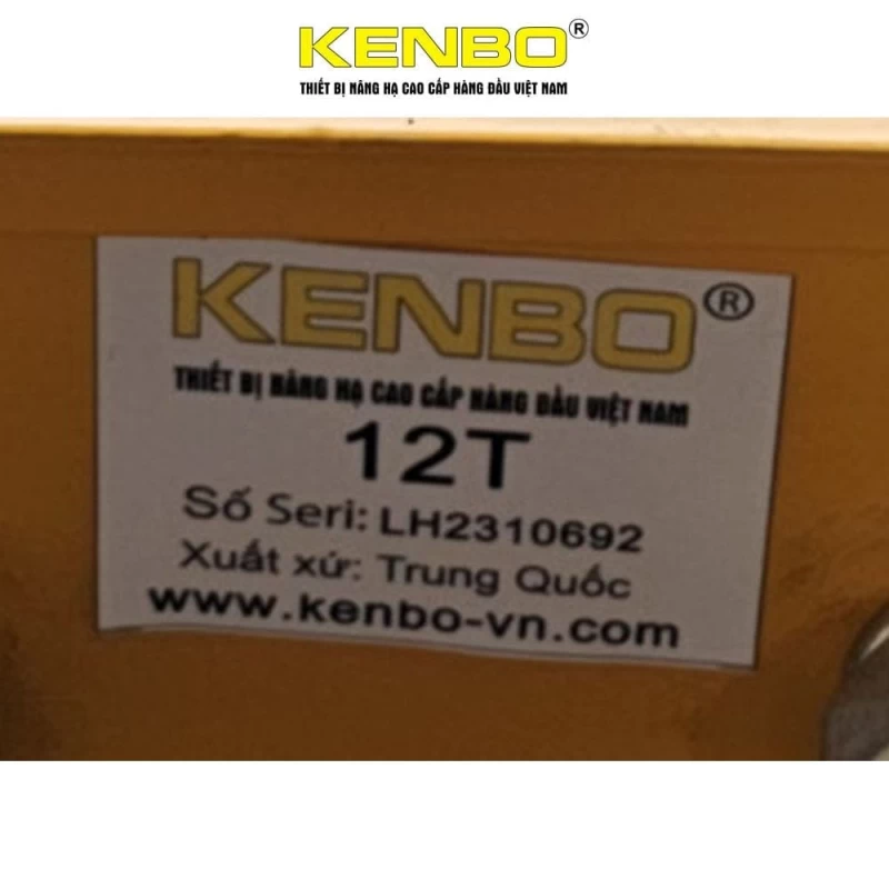 Con Lăn Chuyển Hàng Kenbo 12 Tấn (Rùa Tải Hàng) - Ảnh 1