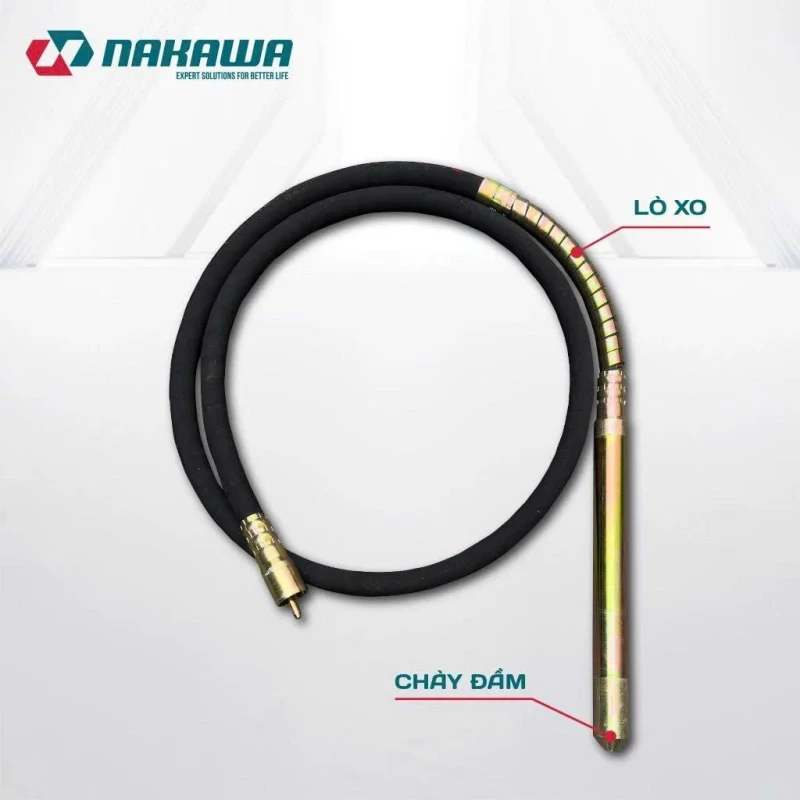 Dây đầm rung bê tông NAKAWA NK50-6 - Ảnh 3