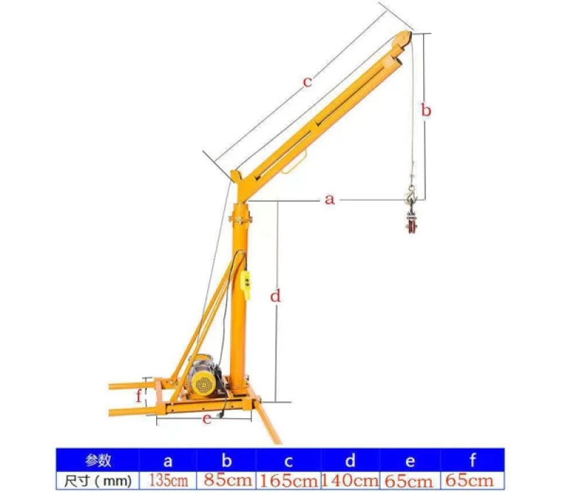 Khung Cẩu Xoay 180 Độ – 500KG - Thumbnail 1