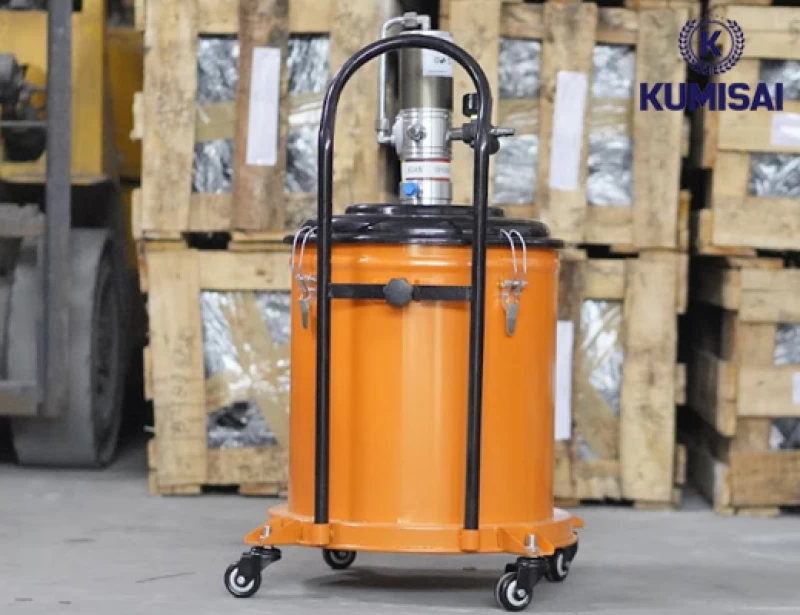 Máy bơm mỡ công nghiệp Kumisai 35L model KMS-35S - Thumbnail 5