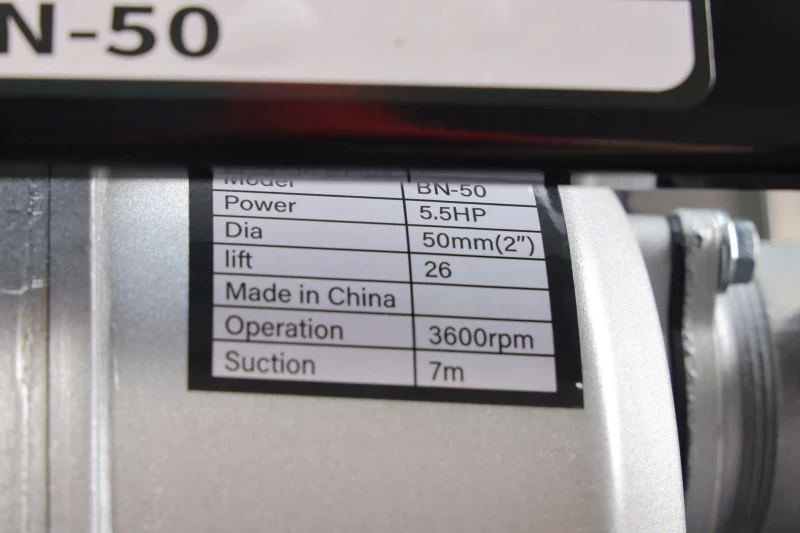 Máy Bơm Nước Chạy Xăng Bunny BN-50 - Thumbnail 4