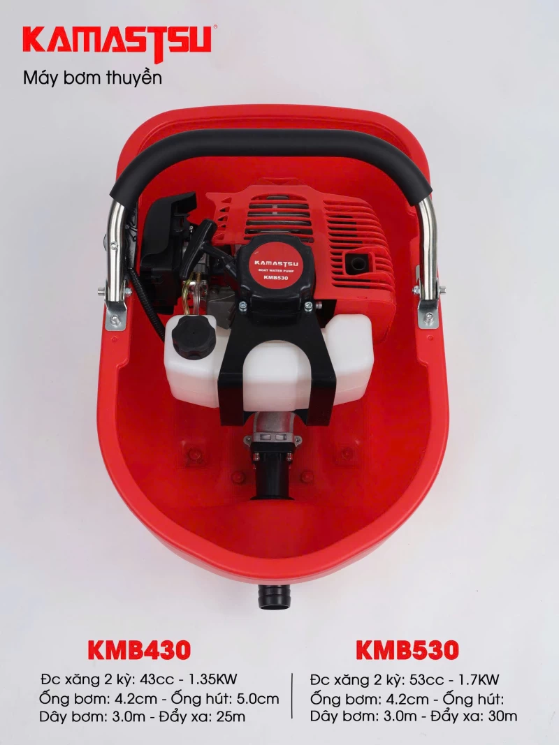Máy Bơm Thuyền 2 Thì Kamastsu KMB530 - Thumbnail 2