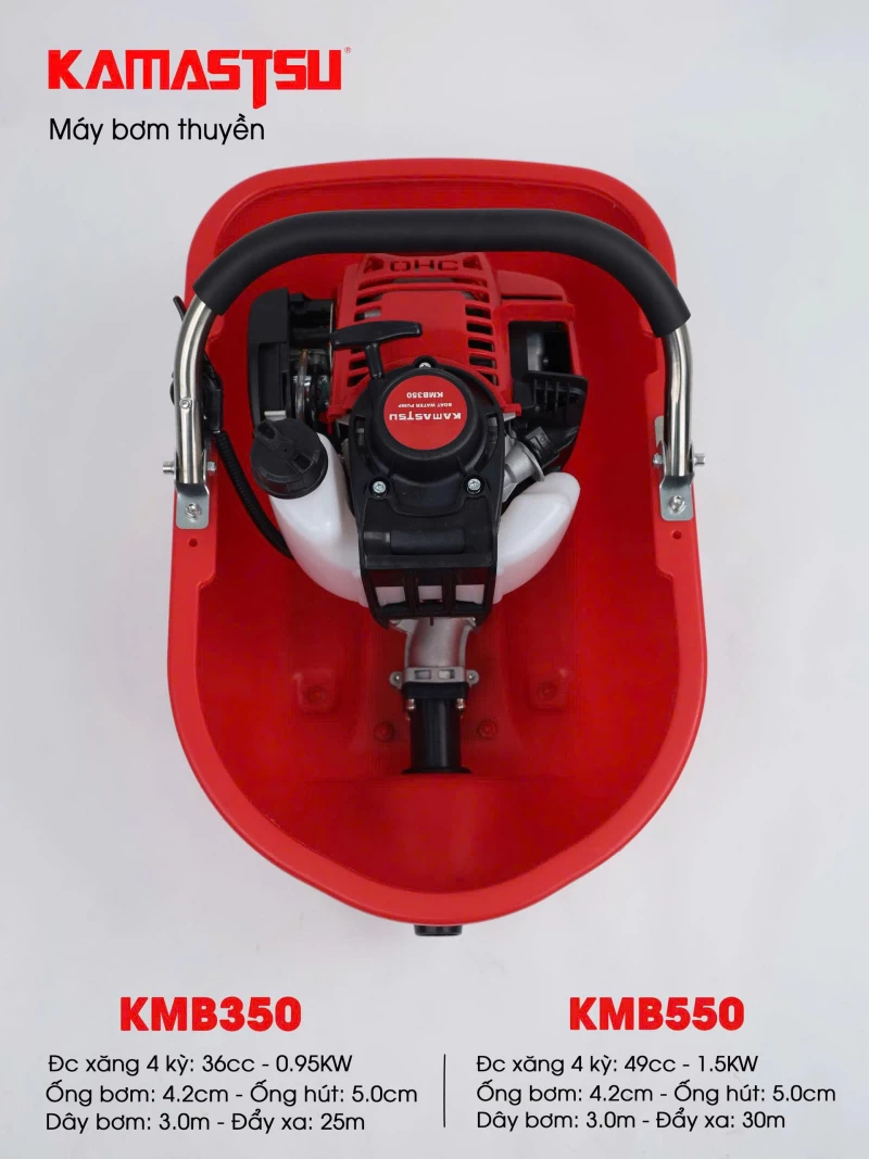 Máy Bơm Thuyền 4 Thì Kamastsu KMB550 - Thumbnail 2