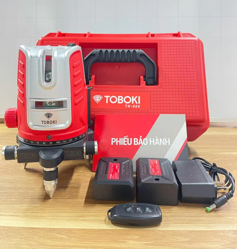 Máy Cân Bằng Laser Toboki TK-666 5 Tia Xanh - Thumbnail 7