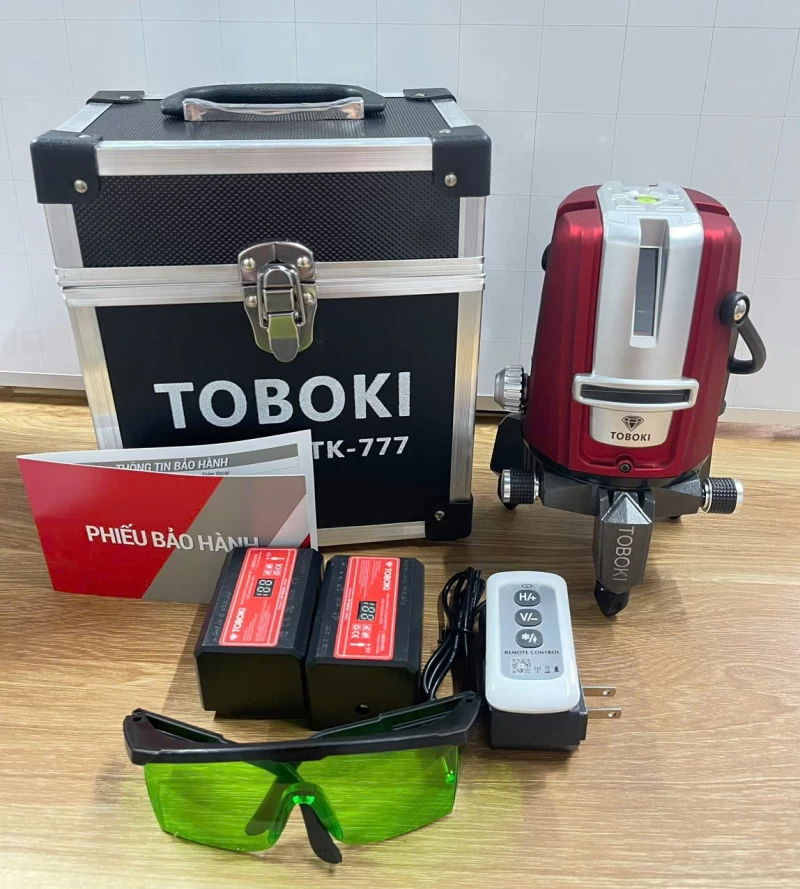 Máy Cân Bằng Laser Toboki TK-777 5 Tia Xanh LD - Thumbnail 4