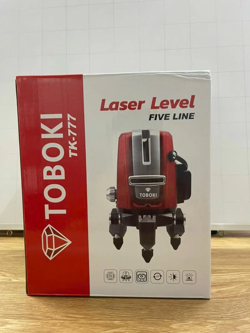 Máy Cân Bằng Laser Toboki TK-777 5 Tia Xanh LD - Thumbnail 6