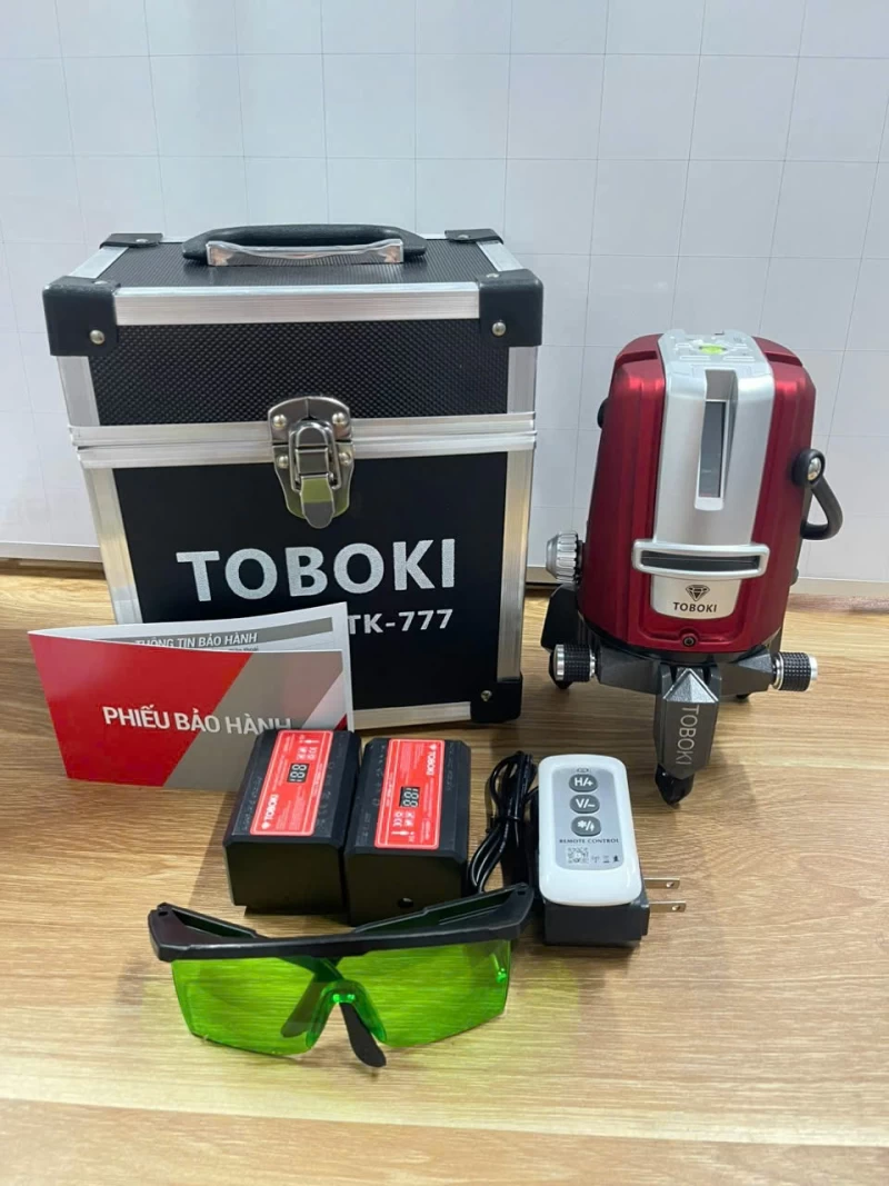 Máy Cân Bằng Laser Toboki TK-777 5 Tia Xanh LD - Thumbnail 1