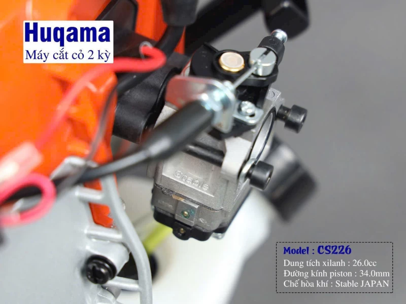 Máy Cắt Cỏ 2 Thì Huqama CS226 - Thumbnail 4
