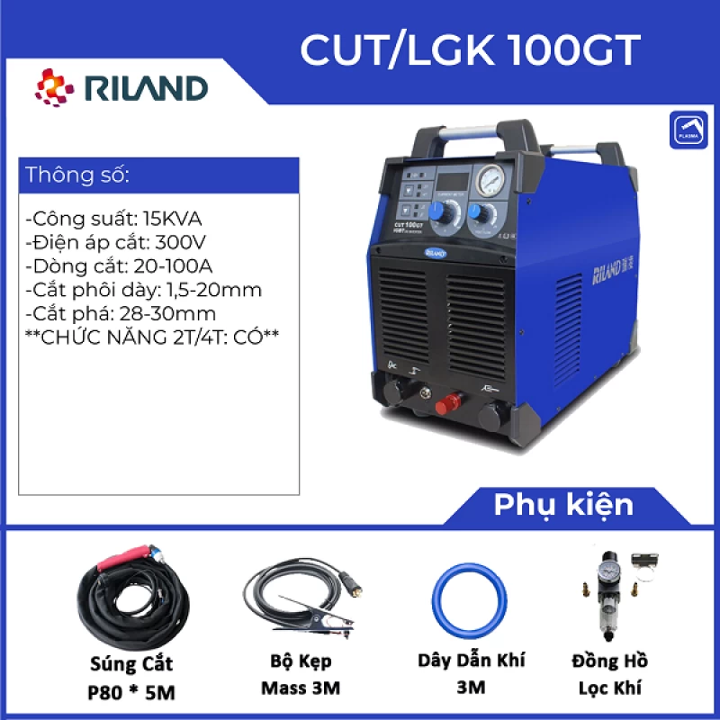 MÁY CẮT PLASMA RILAND CUT 100GT - Ảnh 1