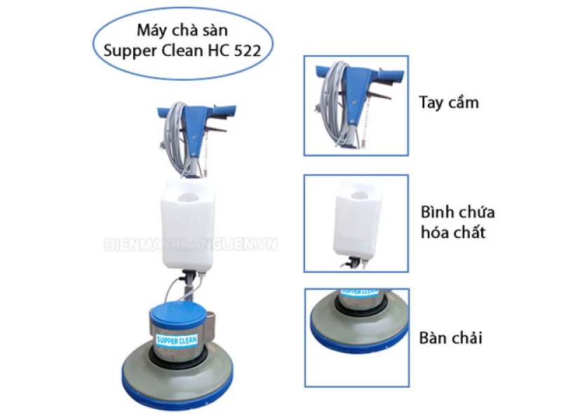 Máy Chà Sàn Đơn Supper Clean HC522 - Thumbnail 3