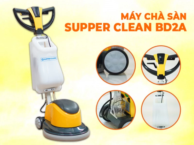 Máy Chà Sàn Giặt Thảm Supper Clean BD2A - Thumbnail 1