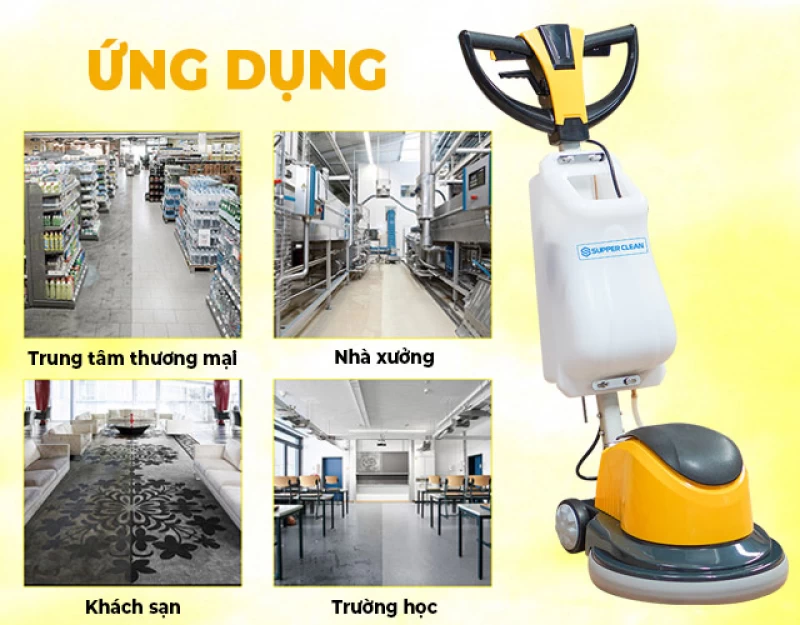 Máy Chà Sàn Giặt Thảm Supper Clean BD2A - Thumbnail 3
