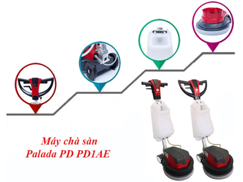 Máy Chà Sàn Nhà Xưởng Palada PD1AE - Thumbnail 3