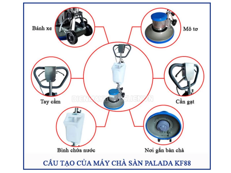 Máy Chà Sàn Palada KF88 - Thumbnail 3