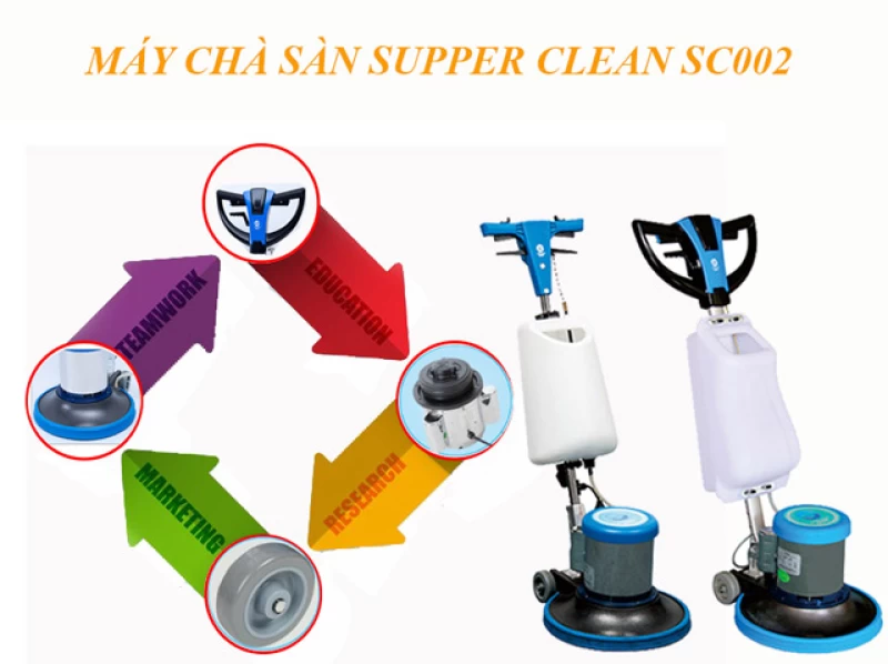 Máy Chà Sàn Supper Clean SC-002 - Thumbnail 1