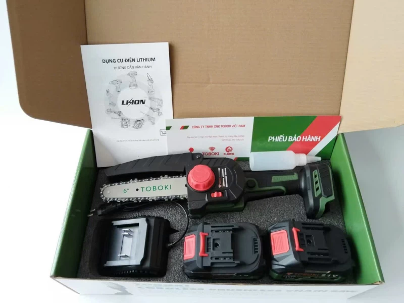 Máy Cưa Xích Pin 6 inch Toboki TK-CS06 - Thumbnail 1