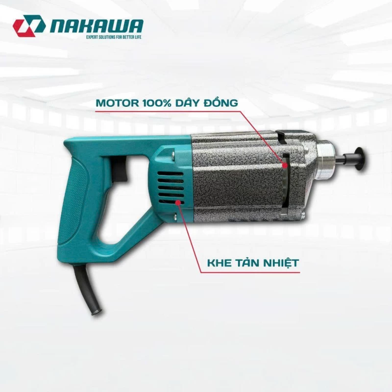 Máy đầm rung bê tông NAKAWA NK45D - Thumbnail 4