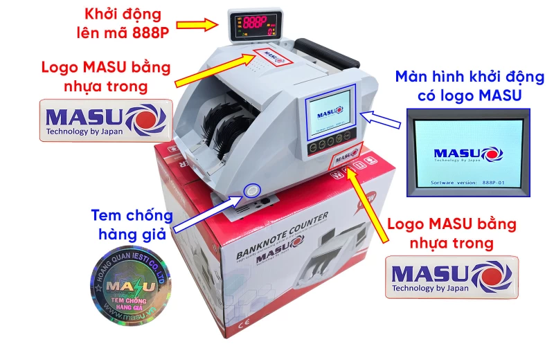 Máy Đếm Tiền Masu 888 Plus - Ảnh 2