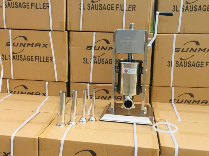 Máy Đùn Xúc Xích Quay Tay Sunmax MS-3L - Thumbnail 1