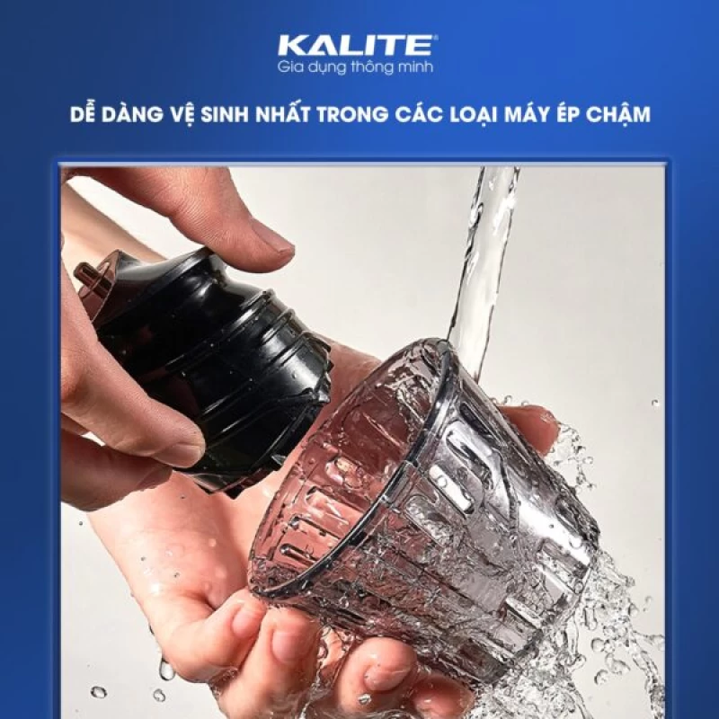 Máy ép chậm KALITE KL-530 nhỏ gọn, kiệt bã, êm ái - Thumbnail 9
