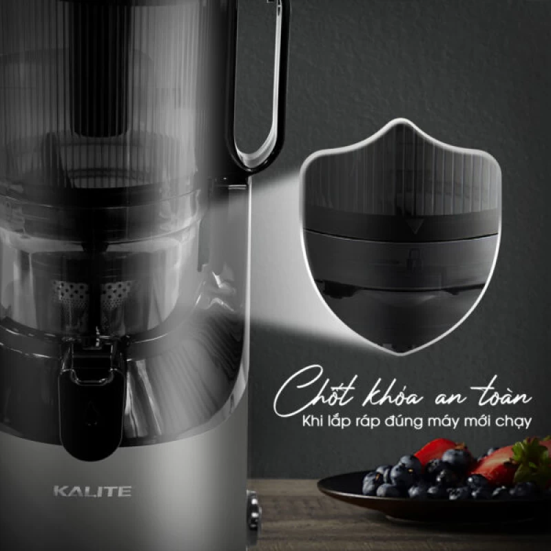 Máy ép chậm KALITE KSJ868 động cơ DC siêu khỏe ép kiệt bã - Thumbnail 6