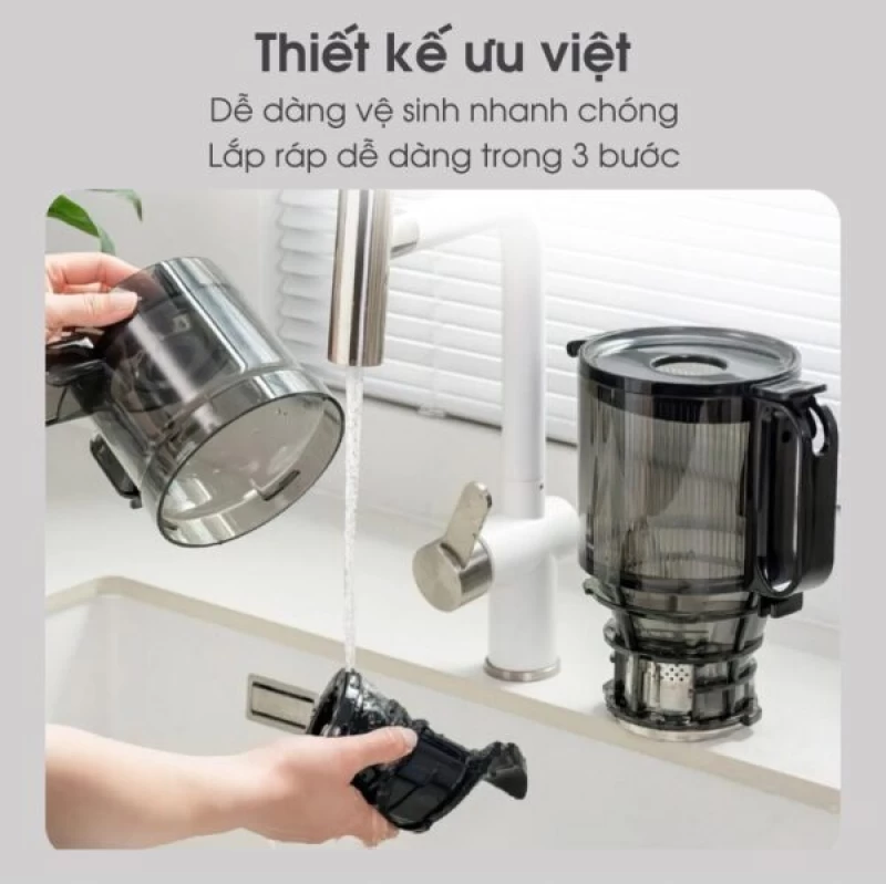 Máy ép chậm KALITE KSJ868 động cơ DC siêu khỏe ép kiệt bã - Thumbnail 1