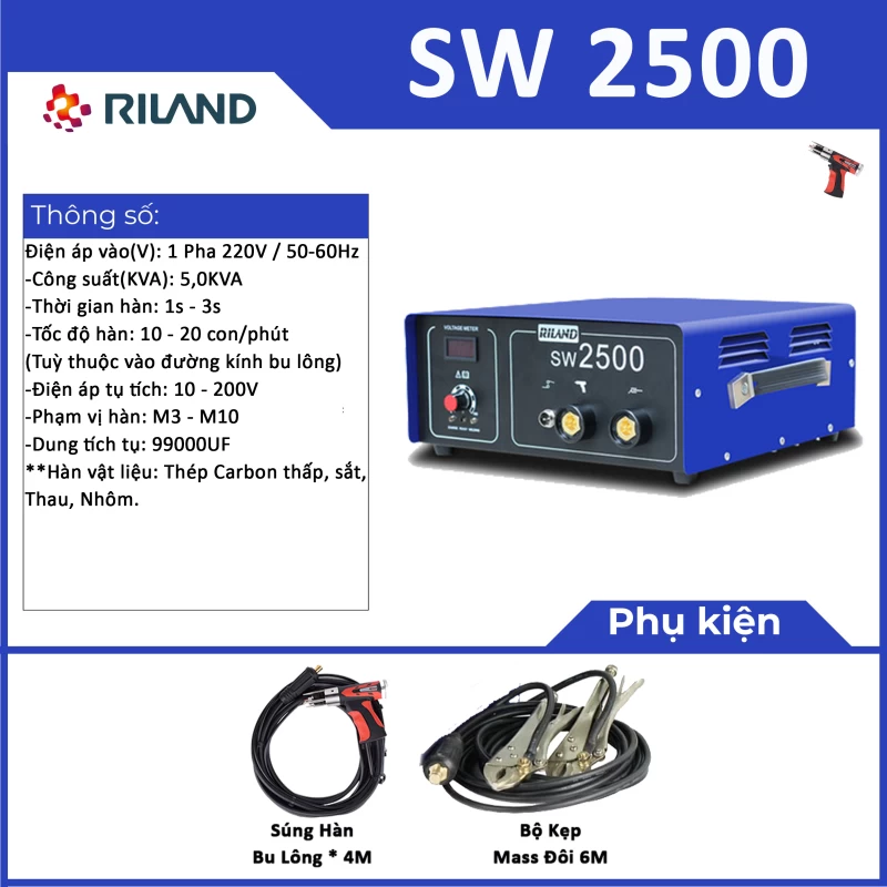 MÁY HÀN BU LÔNG SW 2500 - Thumbnail 1