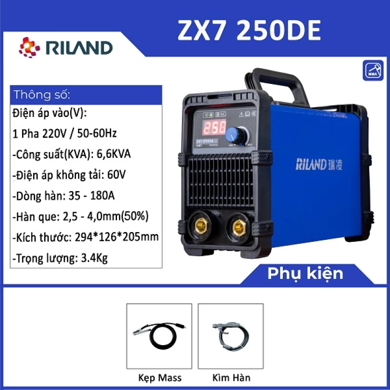 MÁY HÀN RILAND ZX7 250DE - Thumbnail 6