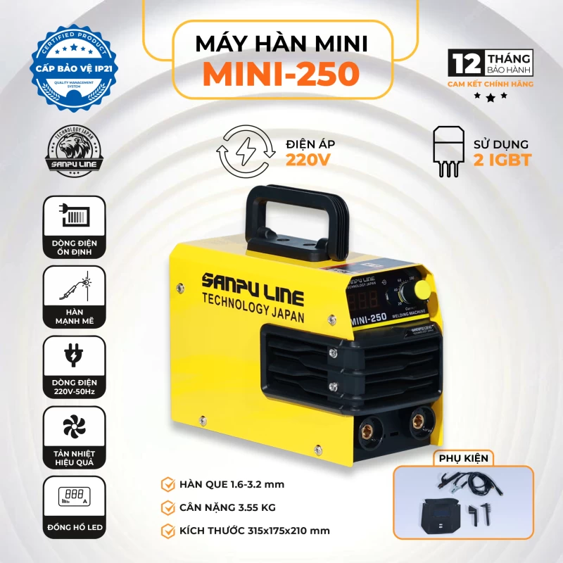 Máy hàn Sanpu Line MINI-250 - Ảnh 4