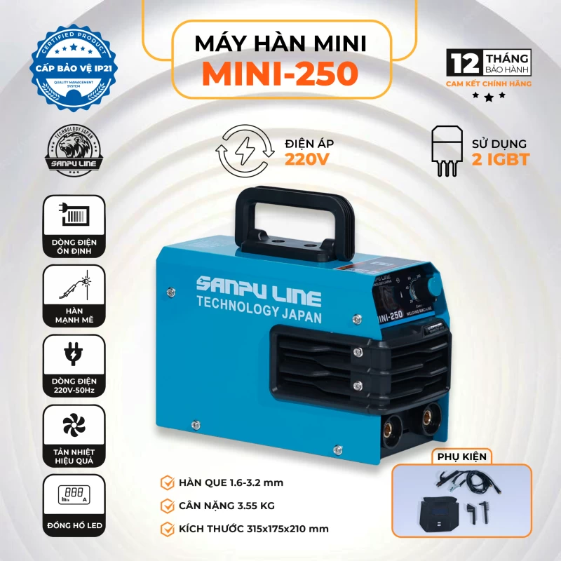 Máy hàn Sanpu Line MINI-250 - Ảnh 1