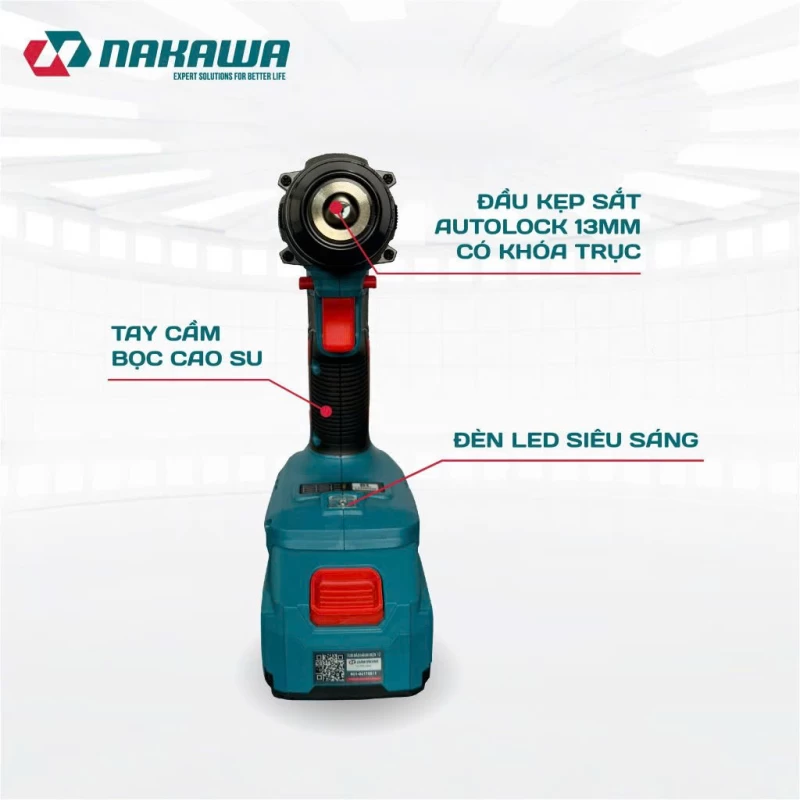 Máy khoan pin 3 chức năng NAKAWA NK-KM2113/70PRO - Thumbnail 3