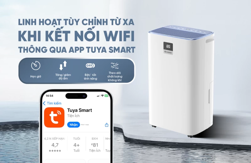 Máy Lọc Không Khí Và Hút Ẩm Kosmen KM-30N - Thumbnail 1