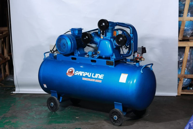 Máy Nén Khí Dây Đai 10Hp 300L Sanpu Line W-0.9/8 380V - Thumbnail 3