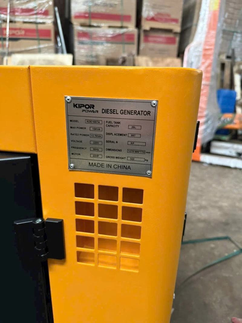 Máy Phát Điện Chạy Dầu 15Kva KIPOR KDE16STA - Thumbnail 7