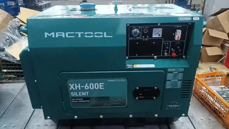 Máy Phát Điện Chạy Dầu 5Kw Mactool XH-600E - Thumbnail 2