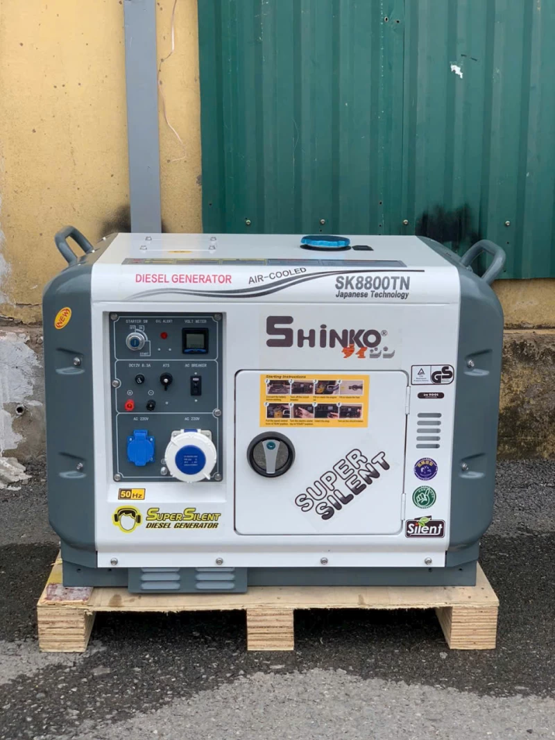 Máy Phát Điện Chạy Dầu 5Kw SHINKO SK6500TN - Thumbnail 4