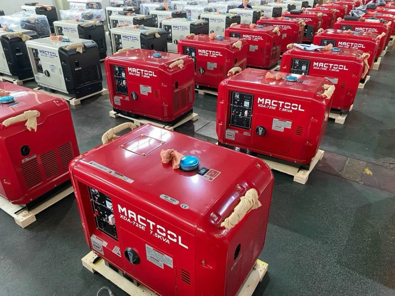 Máy Phát Điện Chạy Dầu 6Kw Mactool XDA-725E - Thumbnail 3