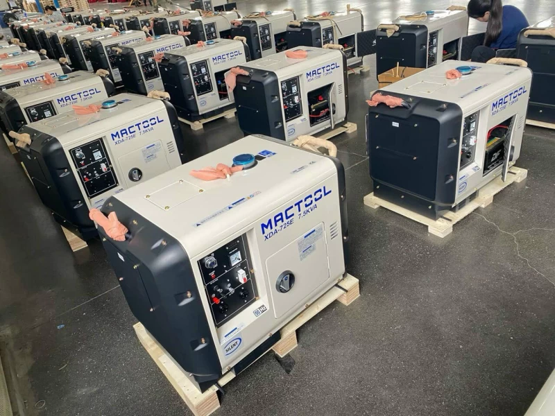 Máy Phát Điện Chạy Dầu 6Kw Mactool XDA-725E - Thumbnail 2