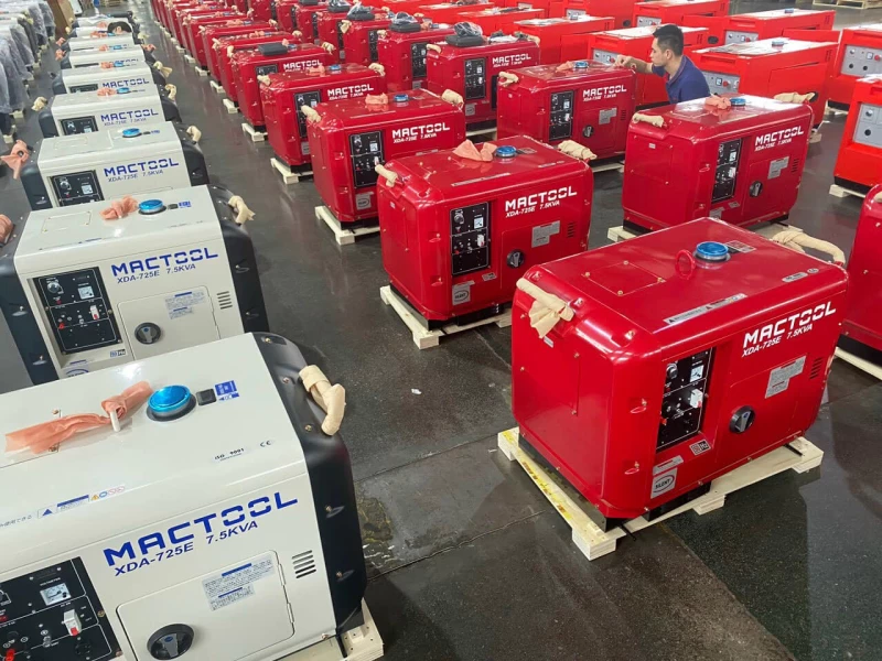 Máy Phát Điện Chạy Dầu 6Kw Mactool XDA-725E - Thumbnail 1