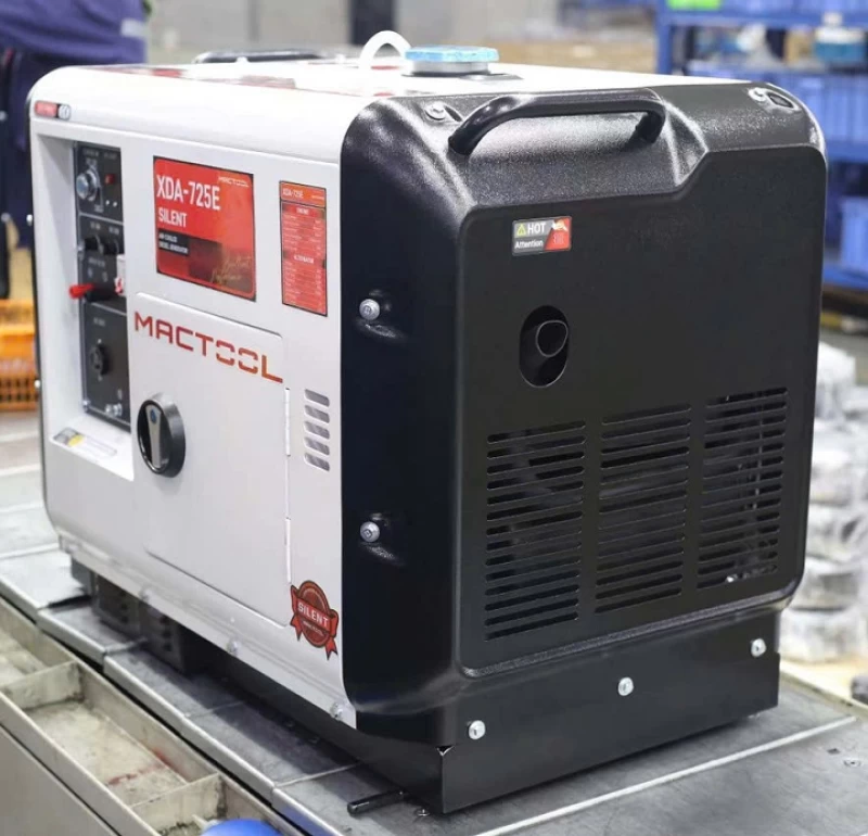 Máy Phát Điện Chạy Dầu 6Kw Mactool XDA-725E - Thumbnail 4