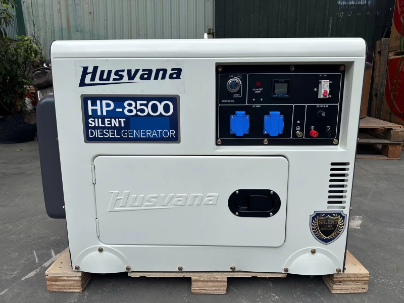 Máy Phát Điện Chạy Dầu 7Kw Husvana HP-8500 - Thumbnail 1