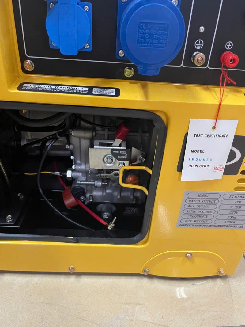 Máy Phát Điện Chạy Dầu 7Kw Kaito KT10000SE - Thumbnail 2