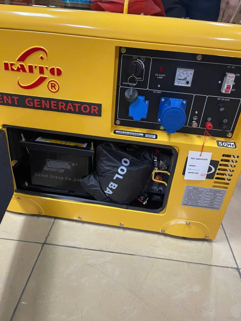 Máy Phát Điện Chạy Dầu 7Kw Kaito KT10000SE - Thumbnail 1