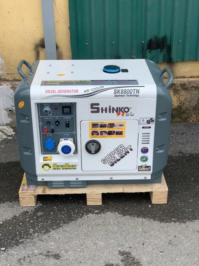 Máy Phát Điện Chạy Dầu 7Kw Shinko SK8800TN - Thumbnail 2