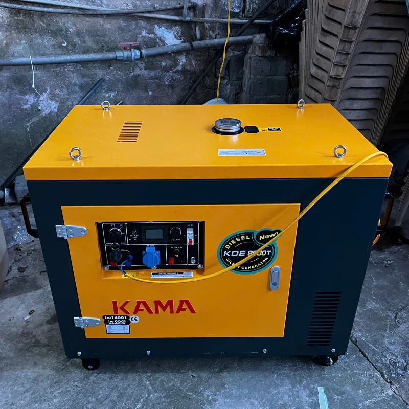 Máy Phát Điện Chạy Dầu 8Kw Kama KDE9800T Siêu Cách Âm - Thumbnail 6